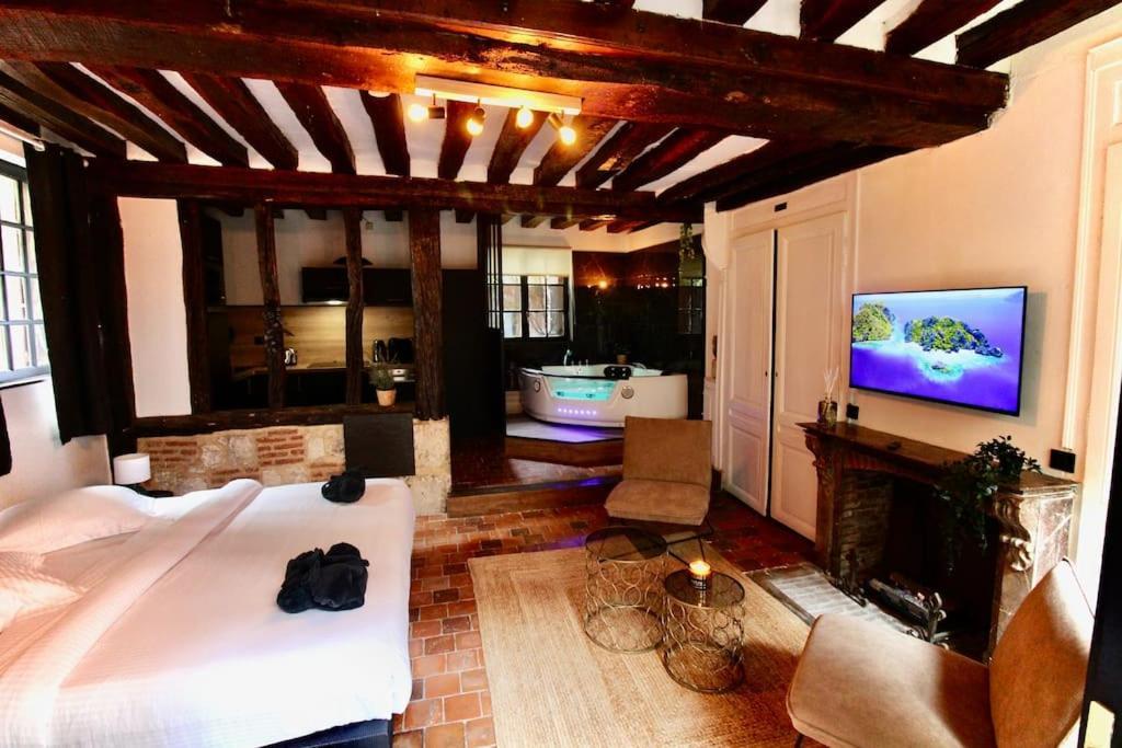 Le Spa Gustave - Sauna, Jacuzzi & Terrasse A Руан Екстер'єр фото